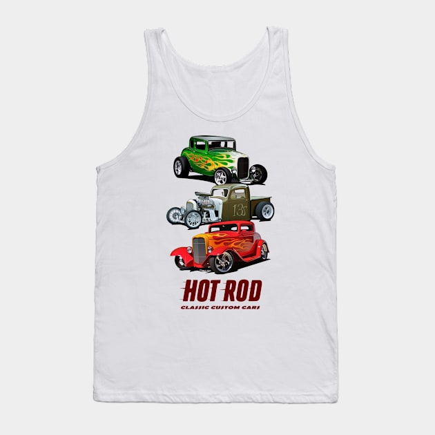 Hot Rods Tank Top by Akira31